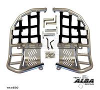 Honda TRX 250R Nerf Bars 86-87 Pro Peg Alba Pro Elite Argento/Nero 218-T7-SB