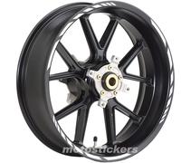 HONDA Varadero - Adesivi Cerchi - Kit ruote modello racing