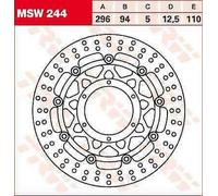 Honda VTX 1800 C 2001-2006 Disco Freno Rotondo Fluttuante TRW MSW244