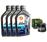 Honda X-ADV 750 - 2017/2020 KIT/TAGLIANDO SHELL ADVANCE ULTRA 10W40 filtro olio