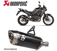 HONDA XL 750 Transalp 2023-2024 Scarico AKRAPOVIC Titanio S-H7SO6-HRTBL