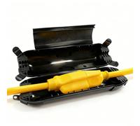 HONDERSON Mini copertura per cavo di prolunga, IP44, impermeabile, leggera, copertura di sicurezza elettrica per uso esterno, perfetta per luci festive, attrezzi da giardino e protezione per prese