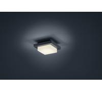 HONDO APPLIQUE / PLAFONIERA LED QUADRATA ANTRACITE CM.14X14CM 3000K-330LM-3,5W