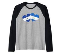 Honduras Nicaragua Bandiera Honduregna Pride Heritage Maglia con Maniche Raglan