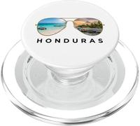 Honduras Tropical Beach And Sunset Village Occhiali da sole PopSockets PopGrip per MagSafe