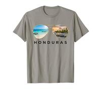 Honduras Tropical Paradise Beach And Sunset Aviator Occhiali da Sole Maglietta