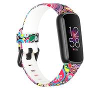 honecumi Cinturino Compatibile per Fitbit Inspire 3 Donna Uomo Cinturino, Inspire 3 Morbido Silicone Classico Regolabile Sportivo Cinturino Accessori Colorato Braccialetti,Piccolo/Pavone