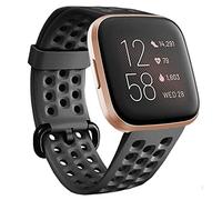 honecumi Cinturino Compatibile per Fitbit Versa 2 /Versa Donna Uomo Cinturino, Versa 2 Morbido Silicone Classico Regolabile Sportivo Cinturino Accessori Colorato Braccialetti,Grande/Nero