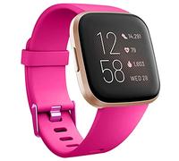 honecumi Cinturino Compatibile per Fitbit Versa 2 /Versa Donna Uomo Cinturino, Versa 2 Morbido Silicone Classico Regolabile Sportivo Cinturino Accessori Colorato Braccialetti,Piccolo/Rosa Scuro
