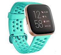 honecumi Cinturino Compatibile per Fitbit Versa 2 /Versa Donna Uomo Cinturino, Versa 2 Morbido Silicone Classico Regolabile Sportivo Cinturino Accessori Colorato Braccialetti,Grande/Viola