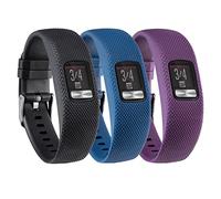 honecumi Cinturino Compatibile per Garmin Vivofit 4 Uomo Donna, Morbido Silicone Classico Regolabile Sportivo Cinturino Accessori Colorato Braccialetti, Grande