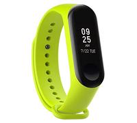 honecumi Cinturino Compatibile per Xiaomi Mi Band 4/Mi Band 3 Donna Uomo Cinturino, Mi Band 3 Morbido Silicone Classico Regolabile Sportivo Cinturino Accessori Colorato Braccialetti, Verde