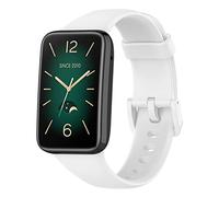 honecumi Cinturino Compatibile per Xiaomi Mi Band 7 Pro Donna Uomo Cinturino, Mi Band 7 Pro Morbido Silicone Classico Regolabile Sportivo Cinturino Accessori Colorato Braccialetti, Bianco