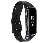 honecumi Cinturino di ricambio compatibile con Samsung Galaxy Fit 2 SM-R220 floreale cinturino di ricambio per uomo e donna, in morbido silicone, classico, regolabile, accessorio per lo sport, Silicone, Senza Gemstone