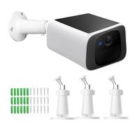 honecumi Supporto da parete compatibile con EufyCam 2C/2C Pro/2 Pro/E20/E40 e Google Nest Cam montaggio a parete, resistente alle intemperie, rotazione a 360 gradi regolabile, installazione sicura e