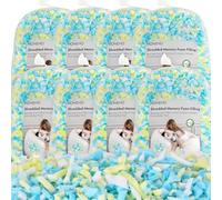 HONEHO Imbottitura in memory foam da 17,6 kg per pouf | Aggiunta di particelle di gel, confortevole e morbido, ideale per riempire pouf per bambini, cuscini, letti per cani