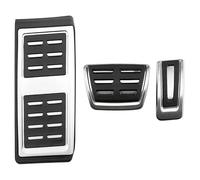 HONEHOY Copripedale acceleratore Freno, per VW Seat Arona 2017-2024 Acciaio Inox Antiscivolo Pad Pedaliera Auto Kit,Normal-At