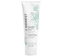 Honest Purely Simple Lozione per viso e corpo ipoallergenica con derivazioni naturali per pelli sensibili, senza profumo, 8,5 once