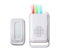 HoneTeek Rilevatore di movimento per allarme di ingresso nei negozi di affari, allarme campanello di benvenuto per casa anziani (1 sensore e 1 ricevitore)