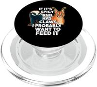 Honey Badger Caracal Spicy Animal Keeper Meme PopSockets PopGrip per MagSafe