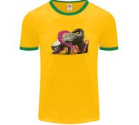 Honey Badger Uomo Ringer T-Shirt FotL