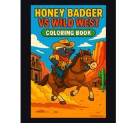Honey Badger vs Wild West Coloring Book