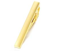 HONEY BEAR 1.97"/2.12“/2.36" Fermacravatte Uomo per cravatta di dimensioni normali, Ferma Cravatta per Regalo di Nozze affari, 5/5.4/6cm (Oro opaco 5.4cm)
