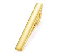 HONEY BEAR 1.97"/2.12“/2.36" Fermacravatte Uomo per cravatta di dimensioni normali, Ferma Cravatta per Regalo di Nozze affari, 5/5.4/6cm (Oro lucido 5cm)