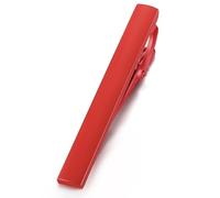 HONEY BEAR 1.97"/2.12“/2.36" Fermacravatte Uomo per cravatta di dimensioni normali, Ferma Cravatta per Regalo di Nozze affari, 5/5.4/6cm (Rosso 6cm)