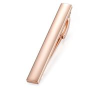 HONEY BEAR 1.97"/2.12“/2.36" Fermacravatte Uomo per cravatta di dimensioni normali, Ferma Cravatta per Regalo di Nozze affari, 5/5.4/6cm (Oro Rosa lucido 5.4cm)