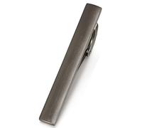 HONEY BEAR 1.97"/2.12“/2.36" Fermacravatte Uomo per cravatta di dimensioni normali, Ferma Cravatta per Regalo di Nozze affari, 5/5.4/6cm (5.4cm Nero canna di fucile spazzolato)