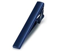 HONEY BEAR 1.97"/2.12“/2.36" Fermacravatte Uomo per cravatta di dimensioni normali, Ferma Cravatta per Regalo di Nozze affari, 5/5.4/6cm (Blu 6cm)