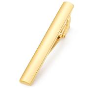 HONEY BEAR 1.97"/2.12“/2.36" Fermacravatte Uomo per cravatta di dimensioni normali, Ferma Cravatta per Regalo di Nozze affari, 5/5.4/6cm (Oro opaco lucido 6cm)