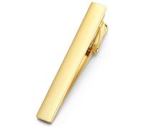 HONEY BEAR 1.97"/2.12“/2.36" Fermacravatte Uomo per cravatta di dimensioni normali, Ferma Cravatta per Regalo di Nozze affari, 5/5.4/6cm (Oro spazzolato opaco)