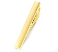 HONEY BEAR 1.97"/2.12“/2.36" Fermacravatte Uomo per cravatta di dimensioni normali, Ferma Cravatta per Regalo di Nozze affari, 5/5.4/6cm (Oro opaco Lucido 5.4cm)