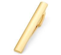 HONEY BEAR 1.97"/2.12“/2.36" Fermacravatte Uomo per cravatta di dimensioni normali, Ferma Cravatta per Regalo di Nozze affari, 5/5.4/6cm (Oro opaco 5cm)