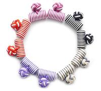 HONEY BEAR 5 paia seta tessuto nodo gemelli set per camicia/abito uomo/Donna, Regalo di nozze d'affari (5 paia senza scatola)