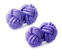 HONEY BEAR Gemelli Uomo/Donna Seta Forma di Nodo in Tessuto per Camicia/Camicetta/Abito,1 Paio (Porpora)