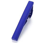 HONEY BEAR Sottile Fermacravatta per Uomo/ragazzi -skinny acciaio, Ferma Cravatta per Regalo di Nozze affari (Blu)