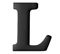 HONEY BEAR Uomo/Donna Lettera Spilla Pin Costume Spilla di Uomini Pin Camicetta Collare Pulsante Masch,Acciaio Inossidabile,Nero (L 0.94 inches)