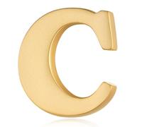 HONEY BEAR Uomo/Donna Lettera Spilla Pin Costume Spilla di Uomini Pin Camicetta Collare Pulsante Masch,Oro (C-0.59inch)