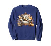 Honey Bee Queen On A Victorian Chair for Women Floral Flower Felpa