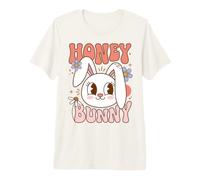 Honey Bunny Cute Rabbit Lover Sweetheart Saying Maglietta Premium