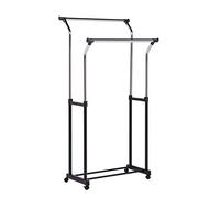 Honey-Can-Do Adj Ht Dbl - Portabiti svasato, cromato, 13,6 kg