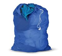 Honey-Can-Do Borsa portabiancheria a Rete, in Tessuto, 61 x 91 cm, Colore: Blu