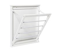 Honey-Can-Do DRY-04446 - Stendibiancheria da Parete, Piccolo, Colore: Bianco