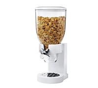 Honey-Can-Do KCH-06119 Dispenser Singolo Indispensable, Plastica, Bianco/Cromato, 19.05x16.51x41.4 cm