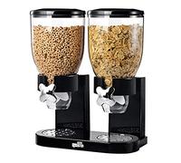 Honey Can Do KCH-06121 Dispenser Doppio Indispensable, Nero, 20.96x35.23x41.4 cm