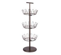 Honey Can Do sho02220 3tier Albero Scarpiera con manico rotante, bronzo