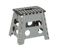 Honey-Can-Do TBL-02977 Folding Step Stool with Anti-Slip Surface 12.8-Inch Multicolor 300 lbs